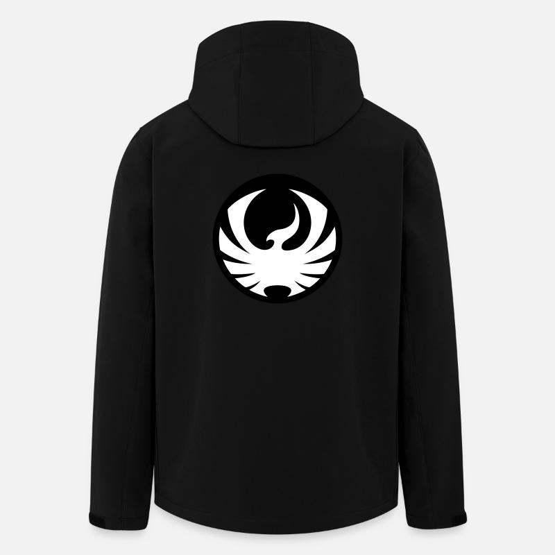 Phönix - Recycelte Männer Softshell-Jacke von Stanley/Stella - Schwarz