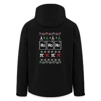 Wissenschaft Weihnachten T-Shirt - Recycelte Männer Softshell-Jacke von Stanley/Stella - Schwarz - Hinten - AI Model Male 185 light (185cm)