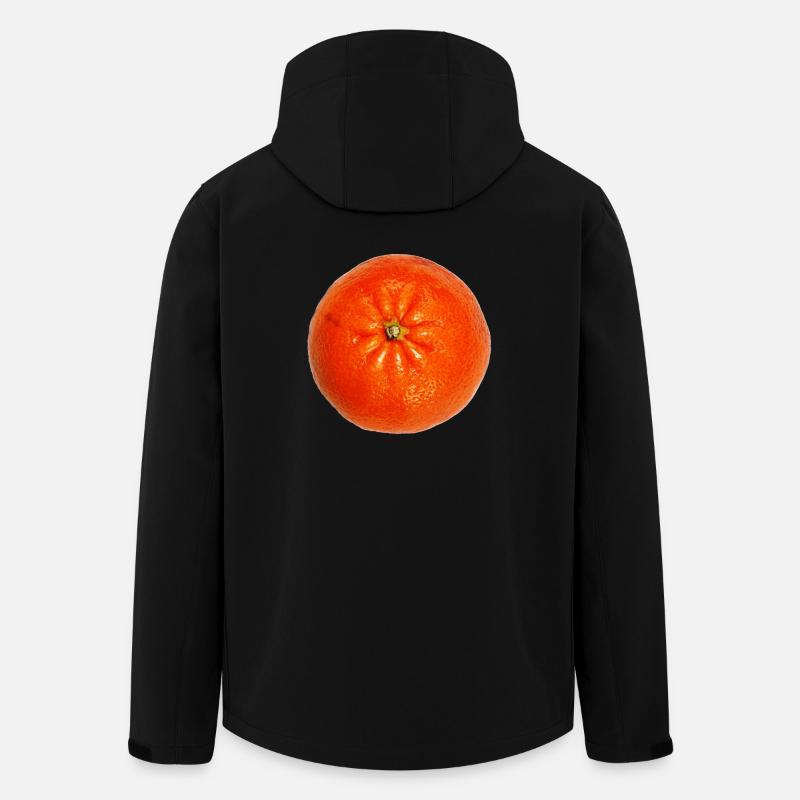mandarin mandarine veggie gemuese fruits1 - Recycelte Männer Softshell-Jacke von Stanley/Stella - Schwarz