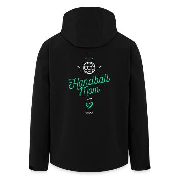 Handball mom - Veste softshell homme en polyester recyclé Stanley/Stella - noir - Dos - AI Model Male 185 light (185cm)