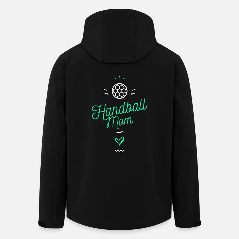 Handball mom - Veste softshell homme en polyester recyclé Stanley/Stella - noir