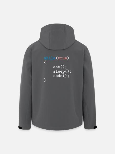 Programmierer, Software, Informatik, Developer - Recycelte Männer Softshell-Jacke von Stanley/Stella - Schwarz
