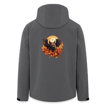 Chauve-souris d’automne au coucher du soleil - Veste softshell homme en polyester recyclé Stanley/Stella - noir - Dos - AI Model Male 185 light (185cm)