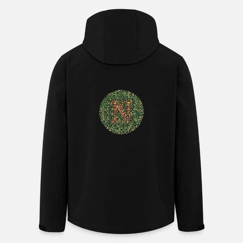 Nu-Augen-Test - Recycelte Männer Softshell-Jacke von Stanley/Stella - Schwarz