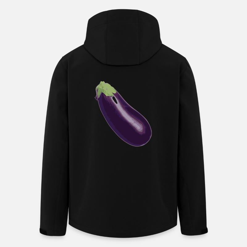 aubergine,Gemüse, - Recycelte Männer Softshell-Jacke von Stanley/Stella - Schwarz