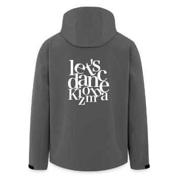 Let`s dance Kizomba - white Danceshirt - Recycelte Männer Softshell-Jacke von Stanley/Stella - Schwarz - Hinten - AI Model Male 185 light (185cm)