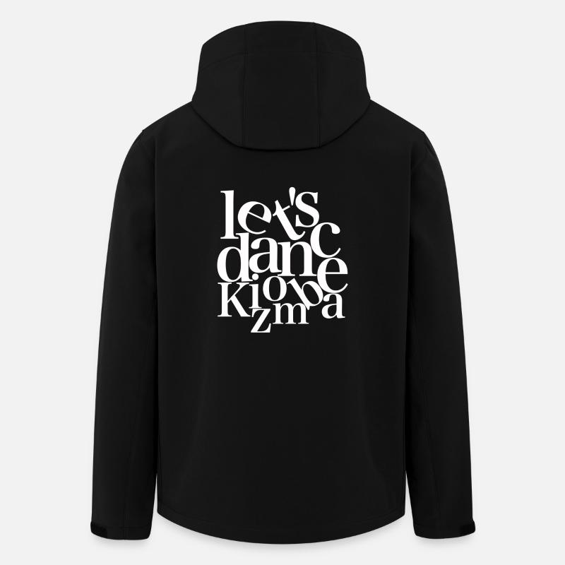 Let`s dance Kizomba - white Danceshirt - Recycelte Männer Softshell-Jacke von Stanley/Stella - Schwarz