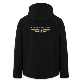South Carolina Fan T-Shirt – For real fans! - Men’s Recycled Softshell Jacket by Stanley/Stella - black - Back - AI Model Male 185 light (185cm)