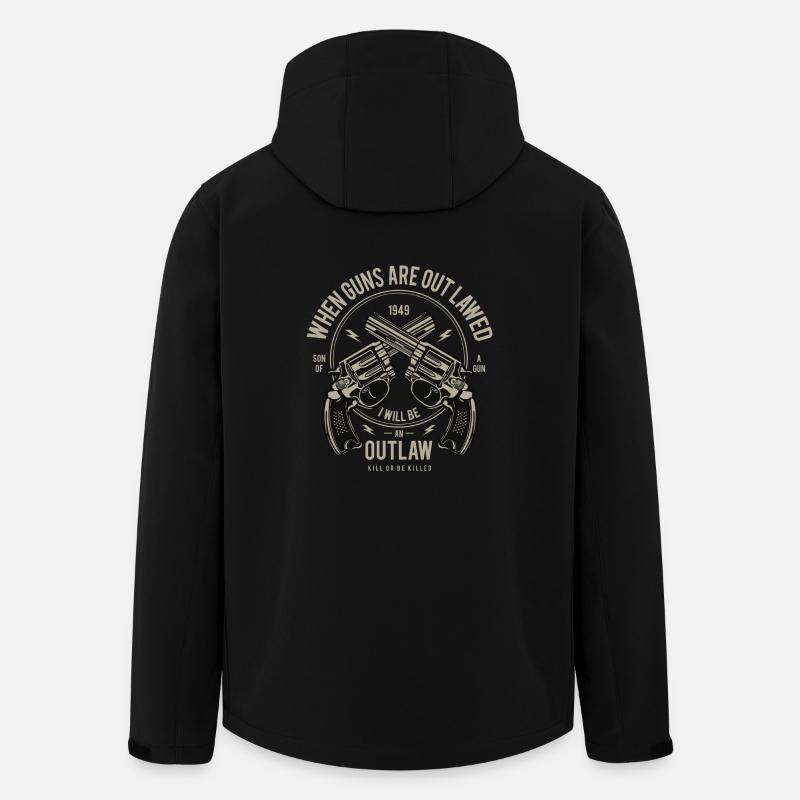 Guns - Men’s Recycled Softshell Jacket by Stanley/Stella - black