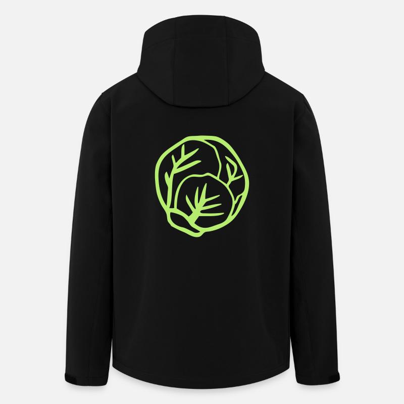 choux de Bruxelles - Veste softshell homme en polyester recyclé Stanley/Stella - noir