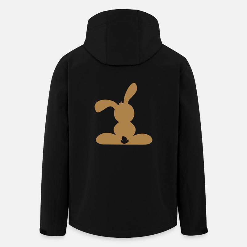 Rabbit - Men’s Recycled Softshell Jacket by Stanley/Stella - black