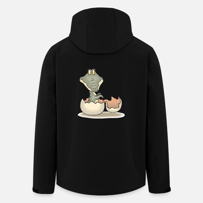 Aligator - Recycelte Männer Softshell-Jacke von Stanley/Stella - Schwarz