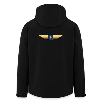 Utah Fan T-Shirt – Nature & Freedom - Men’s Recycled Softshell Jacket by Stanley/Stella - black - Back - AI Model Male 185 light (185cm)