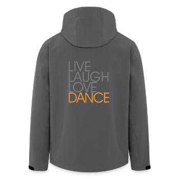 Live Laugh Love Dance - Veste softshell homme en polyester recyclé Stanley/Stella - noir - Dos - AI Model Male 185 light (185cm)