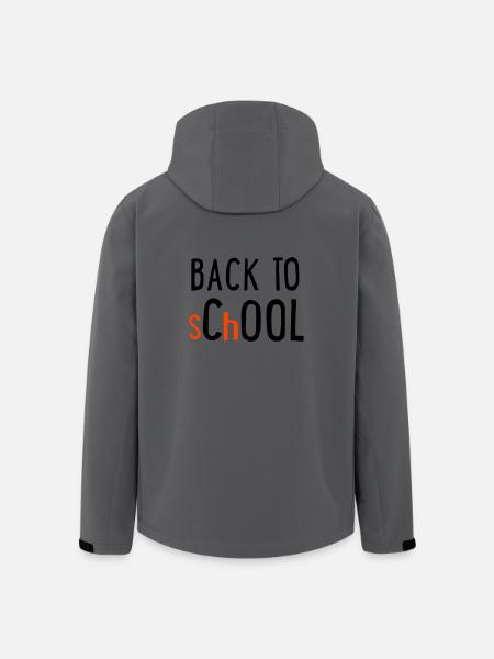 back to school - Recycelte Männer Softshell-Jacke von Stanley/Stella - Schwarz