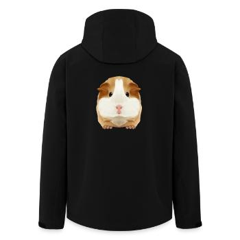 cobayes Tobi - Veste softshell homme en polyester recyclé Stanley/Stella - noir - Dos - AI Model Male 185 light (185cm)