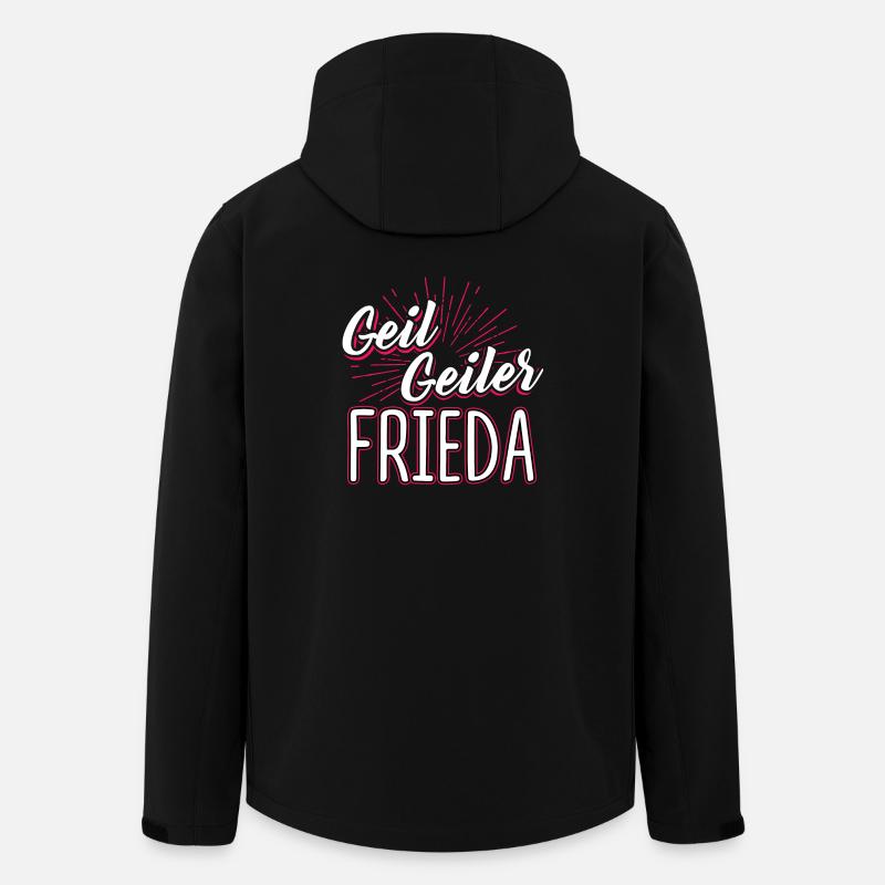 FRIEDA - Geil - Recycelte Männer Softshell-Jacke von Stanley/Stella - Schwarz