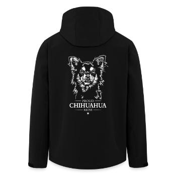 Chihuahua Mom Hunde Hund Wilsigns - Recycelte Männer Softshell-Jacke von Stanley/Stella - Schwarz - Hinten - AI Model Male 185 light (185cm)