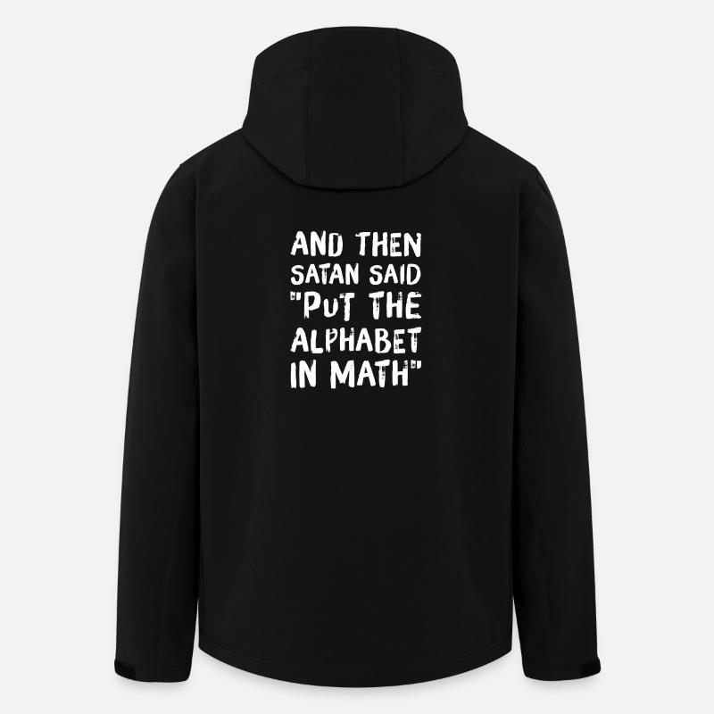 Math er lort - matematik siger Abispruch - Stanley/Stella herre softshelljakke i genanvendt polyester - sort