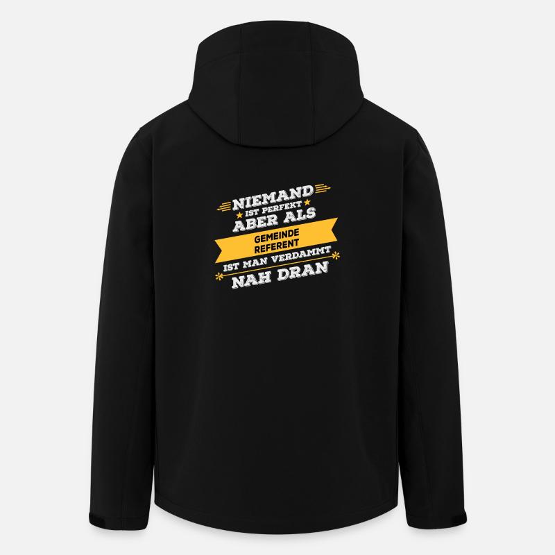 Gemeindereferent Beruf Geschenk - Recycelte Männer Softshell-Jacke von Stanley/Stella - Schwarz