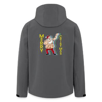 Dab Santa Geschenk Weihnachten Christmas Dabb - Recycelte Männer Softshell-Jacke von Stanley/Stella - Schwarz - Hinten - AI Model Male 185 light (185cm)