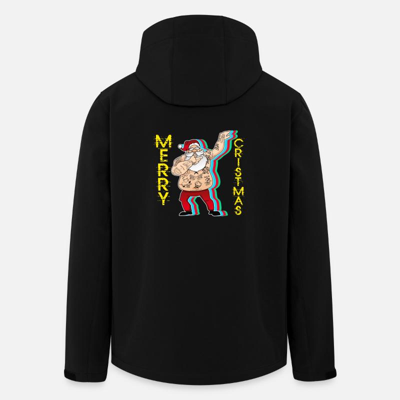 Dab Père Noël cadeau de Noël Dabb - Veste softshell homme en polyester recyclé Stanley/Stella - noir