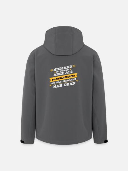 Pharmareferent Beruf Geschenk - Recycelte Männer Softshell-Jacke von Stanley/Stella - Schwarz