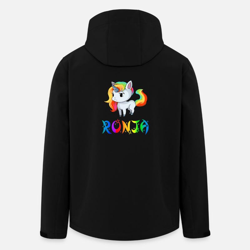 Ronja Einhorn - Veste softshell homme en polyester recyclé Stanley/Stella - noir