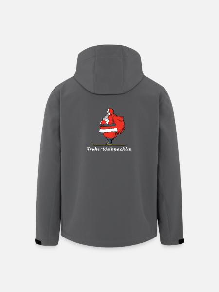 Weihnachten | Frohe Weihnachten | Weihnachtsmann - Recycelte Männer Softshell-Jacke von Stanley/Stella - Schwarz
