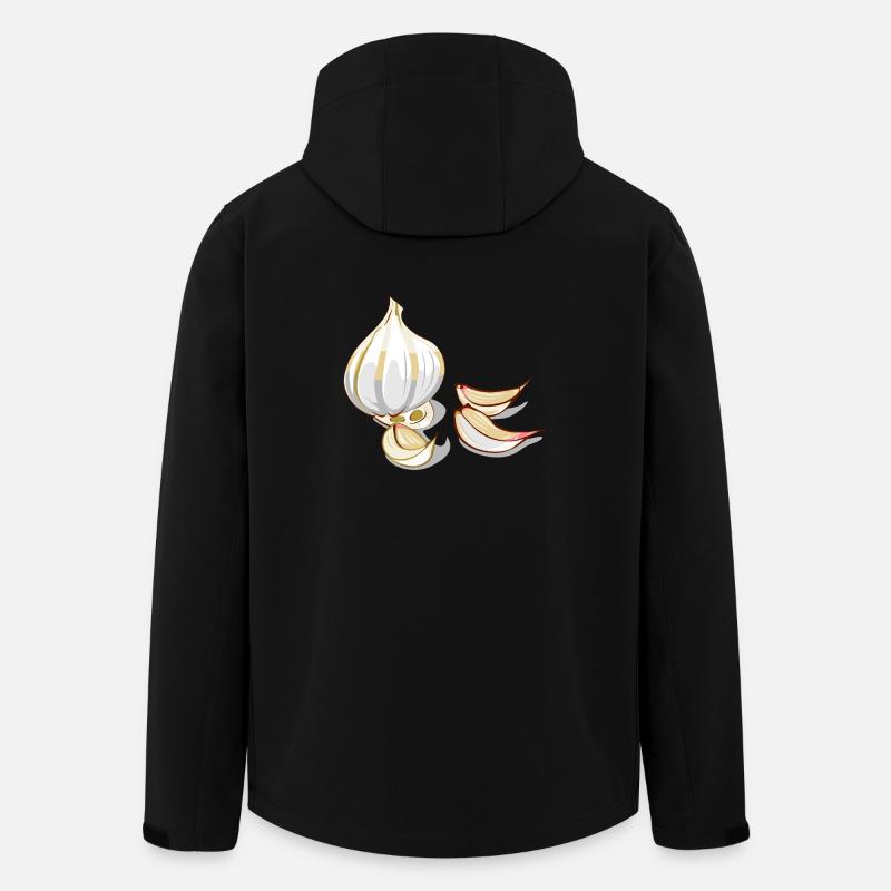 Knoblauch Garlic - Men’s Recycled Softshell Jacket by Stanley/Stella - black