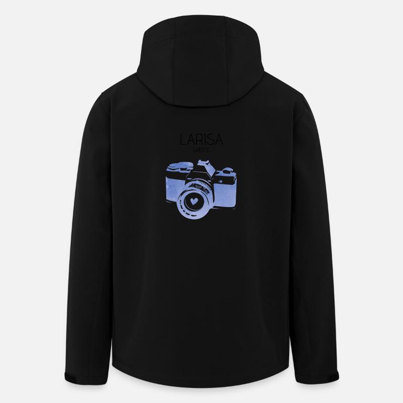 Larisa, Greece - Men’s Recycled Softshell Jacket by Stanley/Stella - black