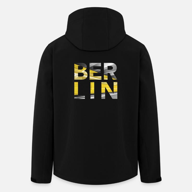 Berlin Underground - Men’s Recycled Softshell Jacket by Stanley/Stella - black