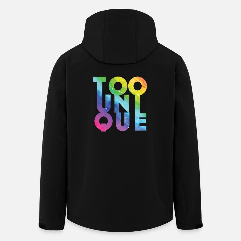 Trop unique - Veste softshell homme en polyester recyclé Stanley/Stella - noir