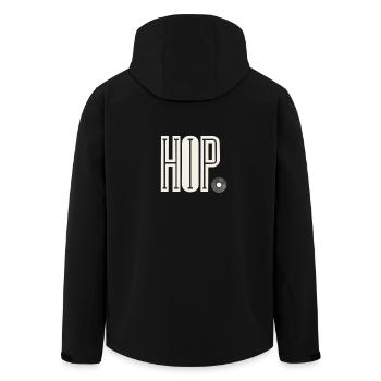 hip hop - Veste softshell homme en polyester recyclé Stanley/Stella - noir - Dos - AI Model Male 185 light (185cm)