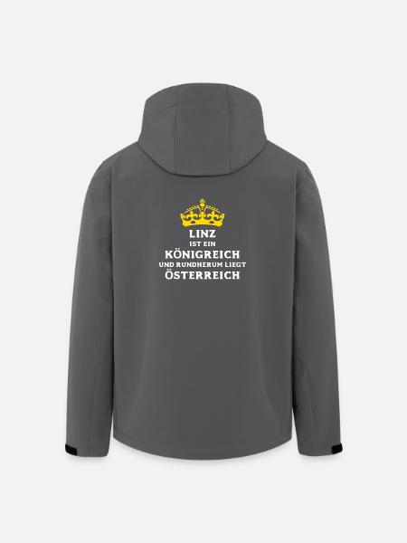 LINZ - Recycelte Männer Softshell-Jacke von Stanley/Stella - Schwarz