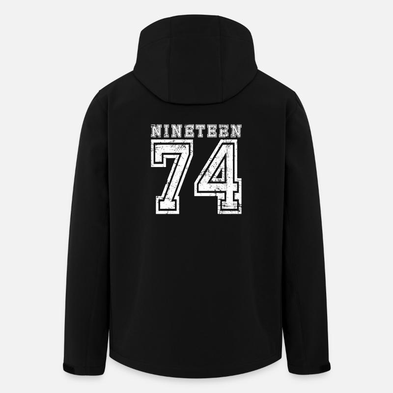 NINETEEN 1974 - Recycelte Männer Softshell-Jacke von Stanley/Stella - Schwarz