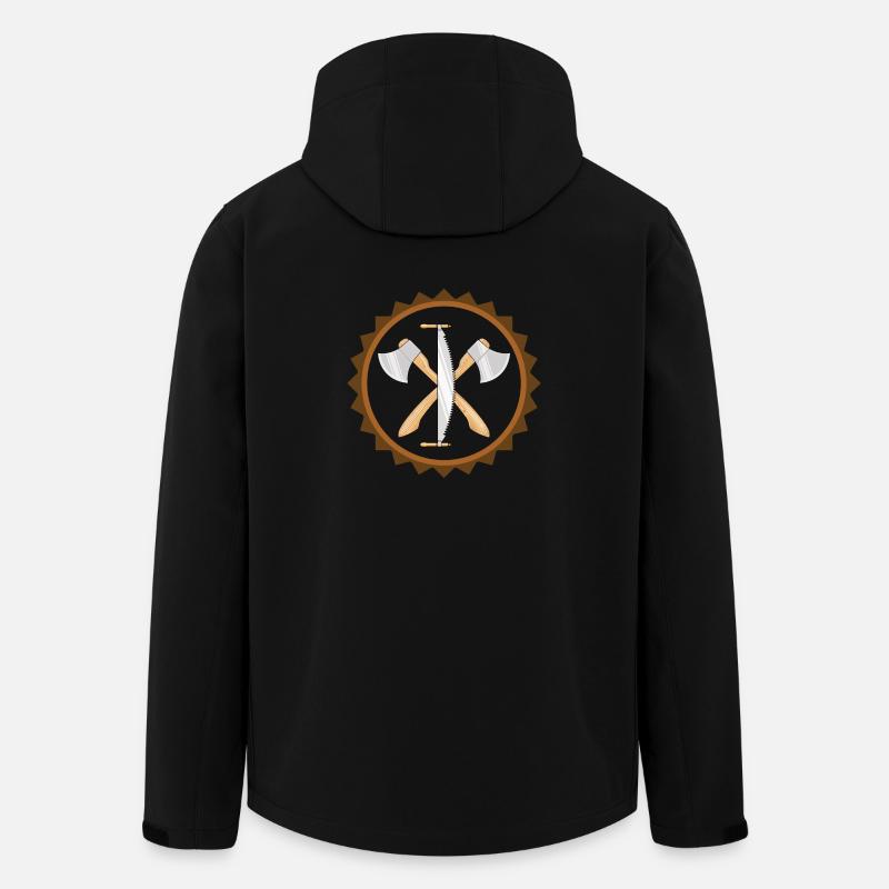 Förster Logo - Recycelte Männer Softshell-Jacke von Stanley/Stella - Schwarz