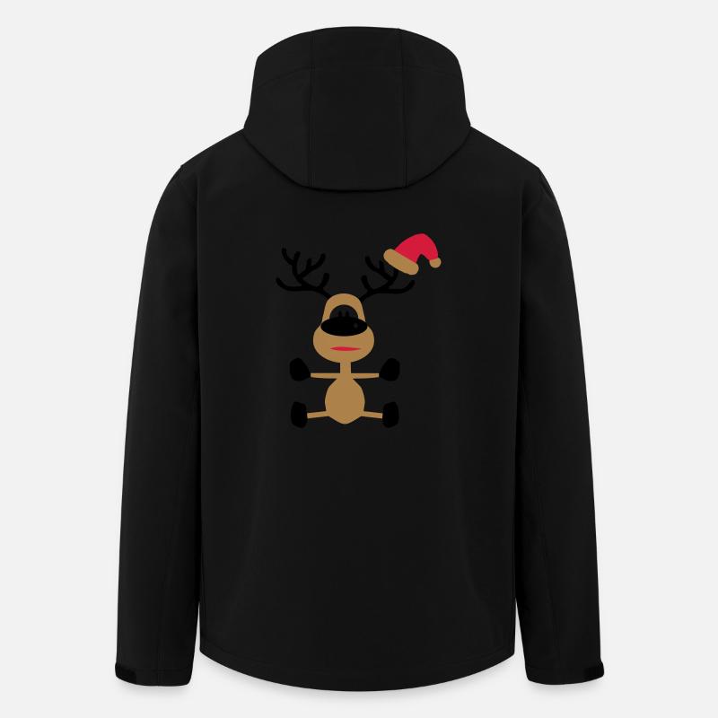 Noël - Veste softshell homme en polyester recyclé Stanley/Stella - noir