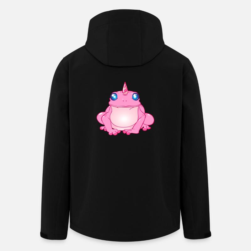 grenouille licorne - Veste softshell homme en polyester recyclé Stanley/Stella - noir