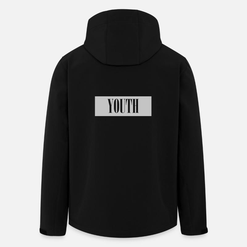 Youth - Recycelte Männer Softshell-Jacke von Stanley/Stella - Schwarz