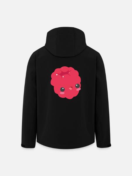 framboise douce - Veste softshell homme en polyester recyclé Stanley/Stella - noir