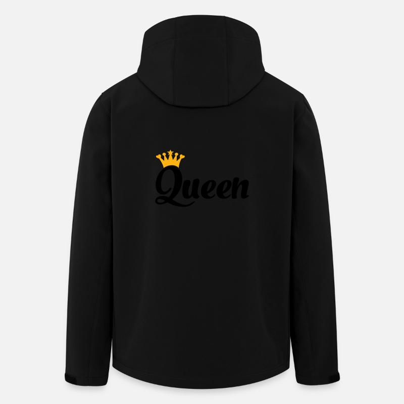 queen - Veste softshell homme en polyester recyclé Stanley/Stella - noir