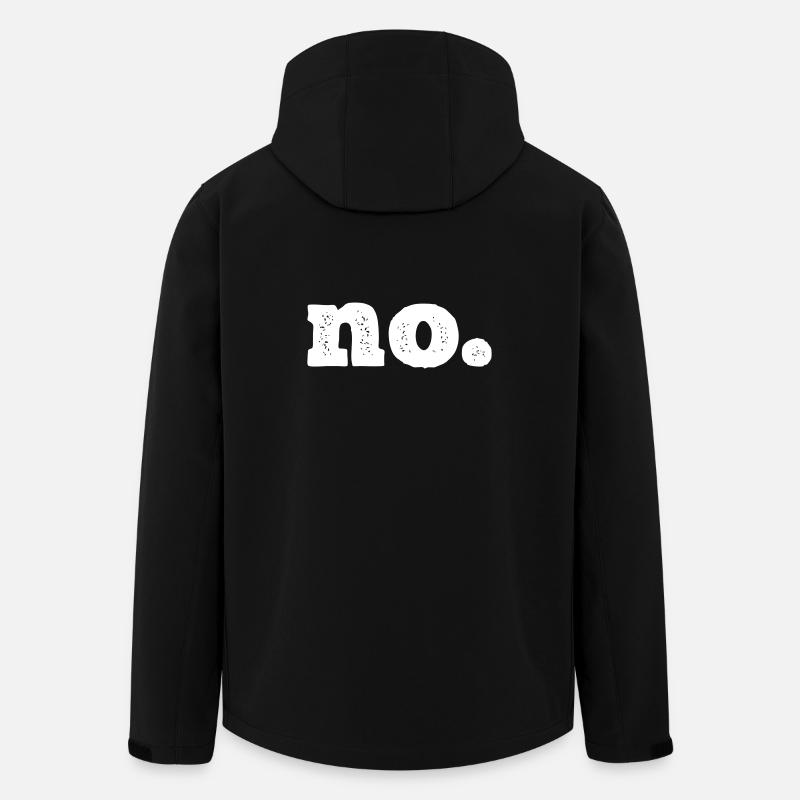 Einfach "no." - Recycelte Männer Softshell-Jacke von Stanley/Stella - Schwarz