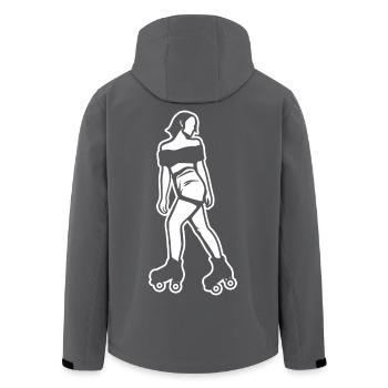 Roller Skates Girls - Men’s Recycled Softshell Jacket by Stanley/Stella - anthracite - Back - AI Model Male 185 light (185cm)