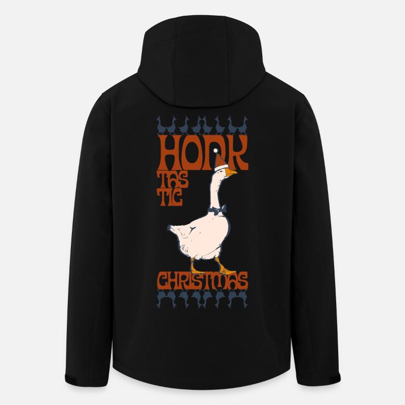 NOËL HONKTASTIC - Veste softshell homme en polyester recyclé Stanley/Stella - noir