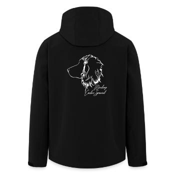 WORKING COCKER SPANIEL Profil Hunde Hund Wilsigns - Recycelte Männer Softshell-Jacke von Stanley/Stella - Schwarz - Hinten - AI Model Male 185 light (185cm)
