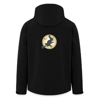 sorcière - Veste softshell homme en polyester recyclé Stanley/Stella - noir - Dos - AI Model Male 185 light (185cm)