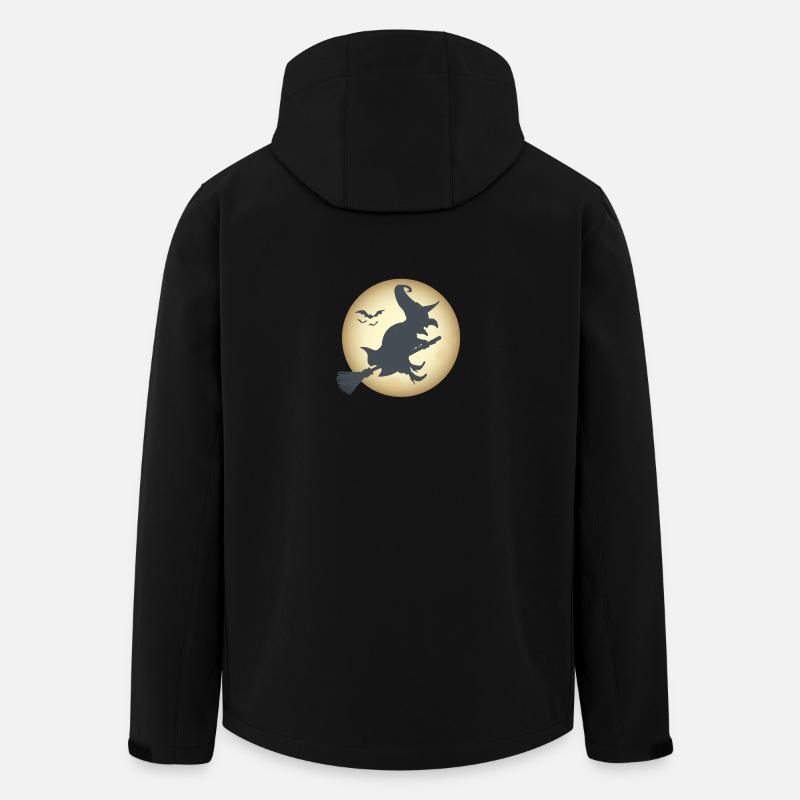 Hexe - Recycelte Männer Softshell-Jacke von Stanley/Stella - Schwarz