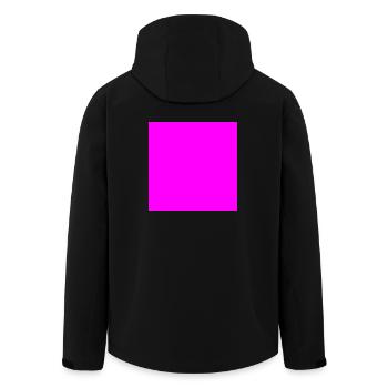 rose carré - Veste softshell homme en polyester recyclé Stanley/Stella - noir - Dos - AI Model Male 185 light (185cm)