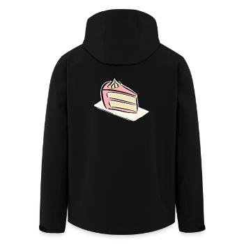 Gâteau à la crème de tarte crème gâteau de cuisson Idées cadeaux - Veste softshell homme en polyester recyclé Stanley/Stella - noir - Dos - AI Model Male 185 light (185cm)